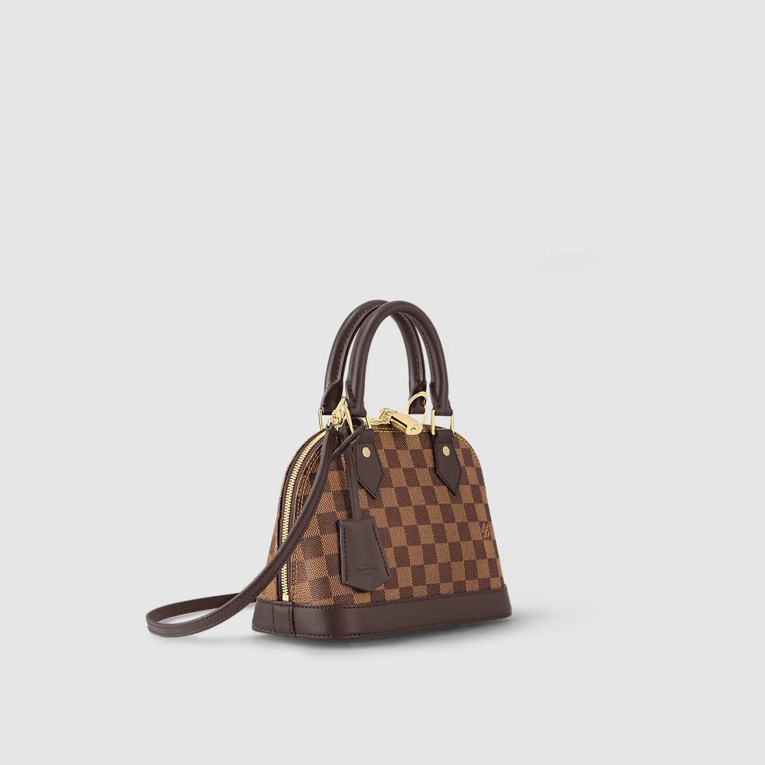 Túi Louis Vuitton Alma Bb Damier Ebene Nữ Nâu